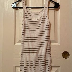 Black and white tank top
